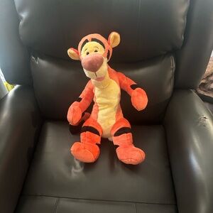 Disney Orange and Yellow Tigger Plush